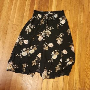 Vintage Express 90s Floral Skirt, XL